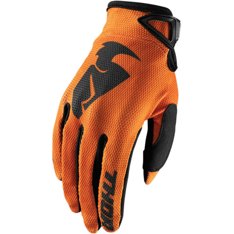 Thor Sector Youth Gloves - Orange - Medium