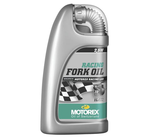 Motorex Racing Fork Oil Low Friction - 2.5W - 1 Liter Bottle - 102329