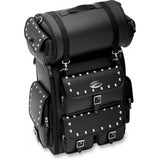 Saddlemen Desperado Sissy Bar Bag with Studded Roll Bag - EX2200S