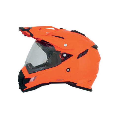 AFX FX-41 Dual Sport Helmet - Safety Orange - Medium