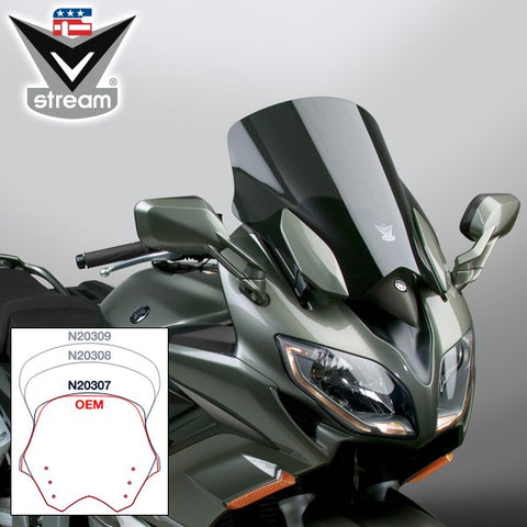 National Cycle VStream Windshield for Yamaha FJR1300 Models - Dark Gray - N20307