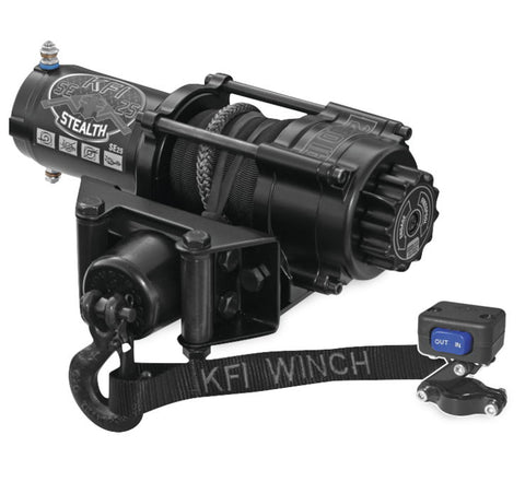 KFI Products Stealth Series Winch - 2500 Pound Capacity - SE25