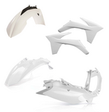 Acerbis Plastic Standard Kit for 2012-13 KTM EXC / EXC-F - White - 2250390002