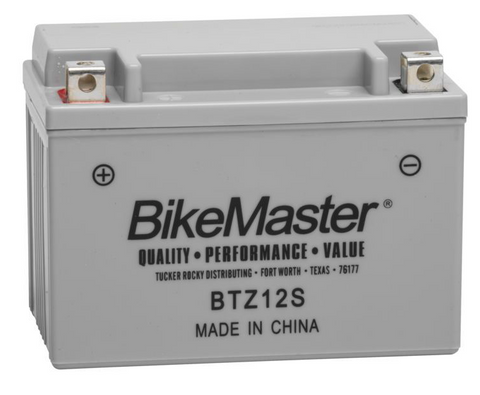 Bike Master Performance+ Maintenance Free Battery - 12 Volts - BTZ12S