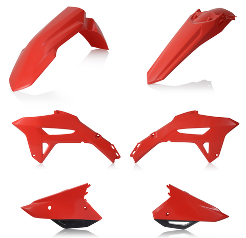 Acerbis Standard Body Plastics Kit for 2021-22 Honda CRF450R - Red/Black - 2858917118