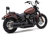 Cobra USA Neighbor Hater Mufflers for 2018-22 Harley Softail Breakout/Fat Boy - Black - 6047B