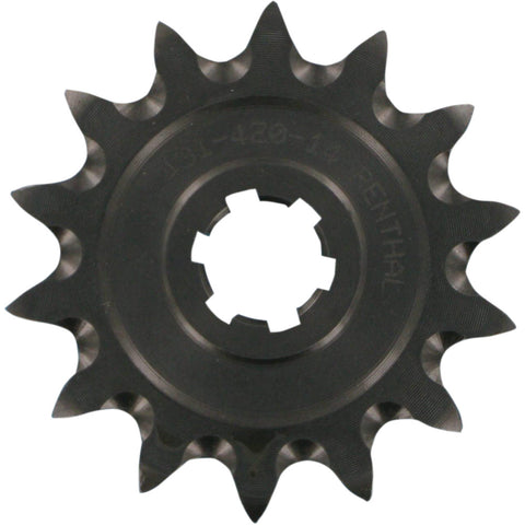 Renthal Grooved Front Sprocket - 420 Chain Pitch x 14 Teeth - 431--420-14GP