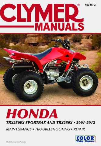 Clymer M215-2 Service & Repair Manual for 2001-12 Honda TRX250EX Sportrax / TRX250X