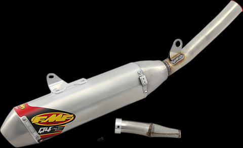 FMF Racing 044452 Q4 Slip-On Hex Muffler with SA for 2019 Yamaha YZ250F