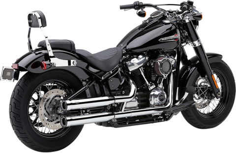 Cobra Slip-On RPT Muffler for 2018-19 Harley Softail Models - Chrome - 6058