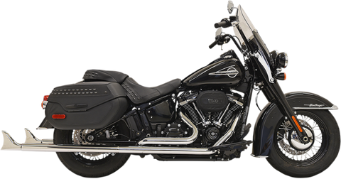 Harley davidson fishtail pipes hotsell