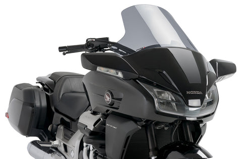 Puig Touring Windscreen for 2014-17 Honda CTX1300 - Light Smoke - 7005H