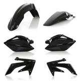 Acerbis Plastic Standard Kit for 2006-09 Honda CRF250R - Black - 2041040001