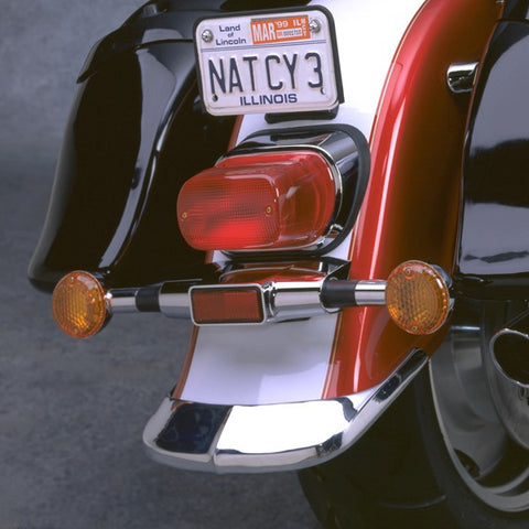 National Cycle N738 - Cast Rear Fender Tip for 1998-04 Suzuki VL1500LC Intruder - Chrome