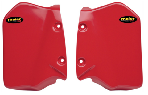 Maier Super Radiator Air Scoops for 1985-86 Honda ATC350X - Red - 580122