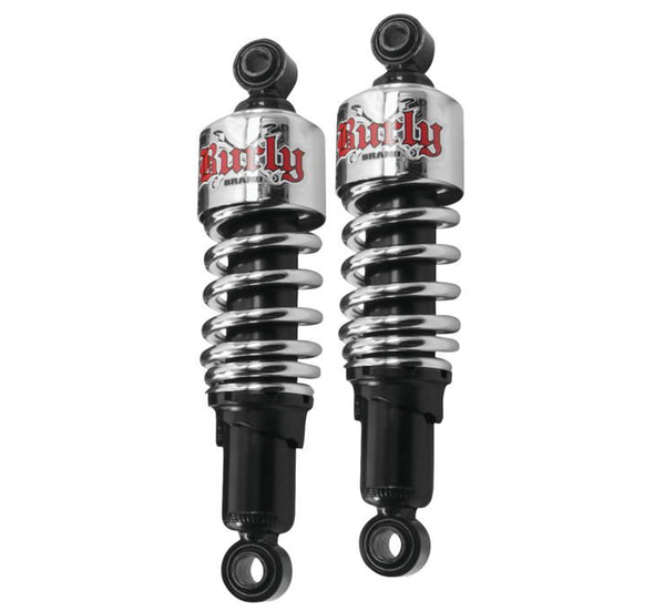 Burly Brand B28-1203 - 10.5 Inch Slammer Shocks - Chrome – SVS