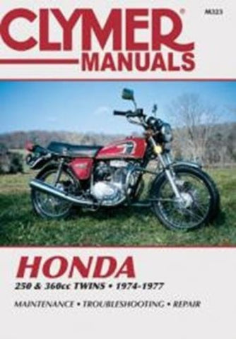 Clymer M323 Service & Repair Manual for Honda 250-360cc Twins Models