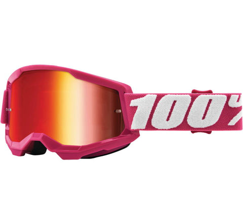 100% Strata 2 Goggles - Fletcher with Red Mirror Lens
