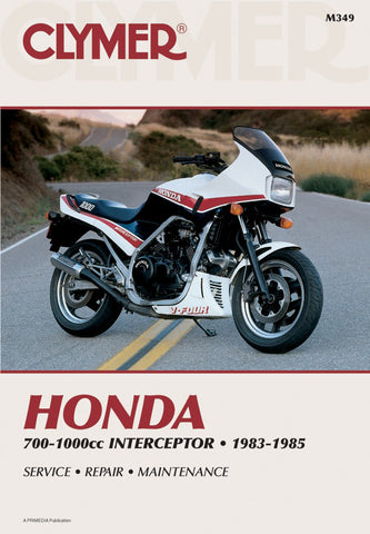Clymer M349 Service & Repair Manual for 1983-85 Honda VF700F / VF750F / VF1000F