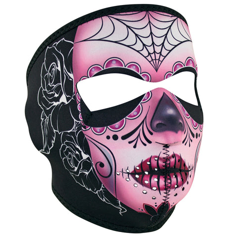 ZAN HeadGear Neoprene Full Face Mask - Sugar Skull - WNFM082