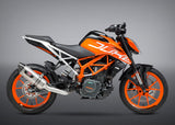 Yoshimura R-77 3/4 Exhaust System for 2017-20 KTM 390 Duke / RC 390 - 16381CJ520