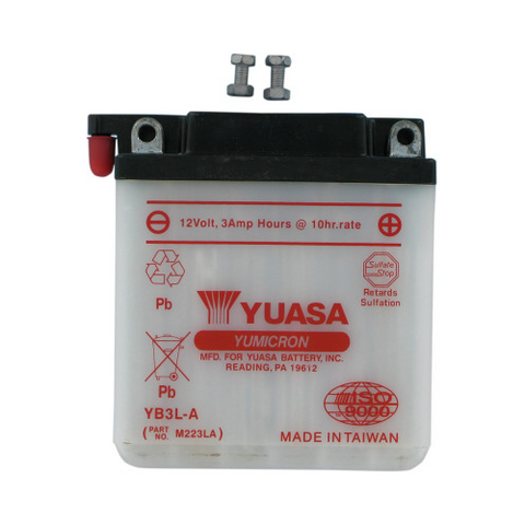 Yuasa Yumicron 12v Battery - YUAM223LA - YB3L-A