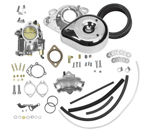 S&S Cycle Shorty Super E Carburetor Kit for 1984-92 Harley Big Twin / Sportster - 11-0407