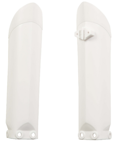 Acerbis Fork Covers for 2013-17 KTM 85 SX - White - 2319630002