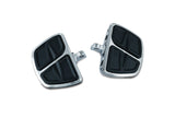 Kuryakyn 7610 - Kinetic Mini Boards with Male Mount Adapters - Chrome