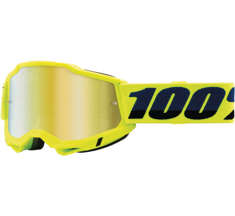 100% Accuri 2 Goggles - Yellow with Gold Mirror Lens
