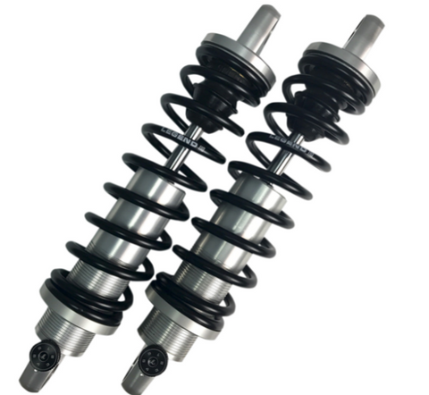 Legends REVO-A Adjustable Coil Suspension for 1991-17 Harley Dyna models - Clear/14in - 1310-1778