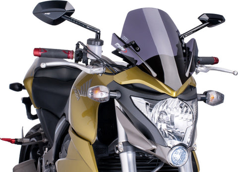 Puig Naked Gen Sport Windscreen for 2011-17 Honda CB1000R - Dark Smoke