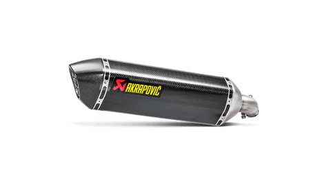 Akrapovic Carbon Fiber Slip-On Muffler for 2017-20 Suzuki SV650 - S-S6SO9-HRC/1