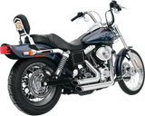Vance & Hines 17213 - Shortshots Staggered Exhaust System for Harley-Davidson - Chrome