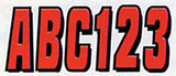 Hardline 320 Series Alphanumeric Vehicle ID Kit - Red/Black - REBLK320