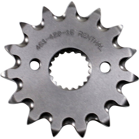 Renthal Grooved Front Sprocket - 420 Chain Pitch x 15 Teeth - 461--420-15GP
