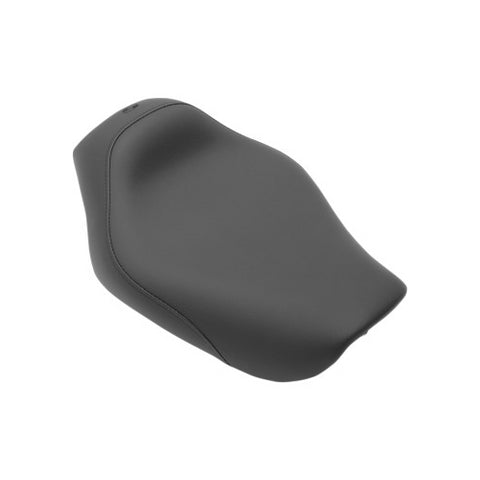 Saddlemen Heels Down Super Slammed Renegade Solo Seat for 2004-05 Harley Dyna Super Glide / Low Rider models - Black/Smooth Stitched - 804-04-002D
