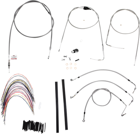 Burly Brand  B30-1080 Cable and Brake Line Kits for 2002-06 Harley FLH models