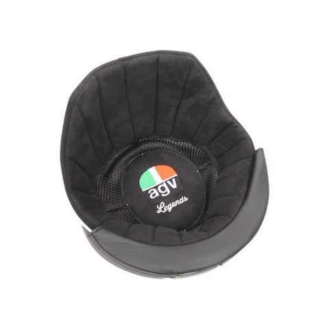 AGV Replacement Crown Pad for AGV X3000 Helmets - Black - X-Large