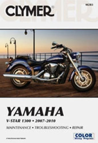 Clymer M283 Service & Repair Manual for 2007-10 Yamaha V-Star 1300 XVS13 A/CT