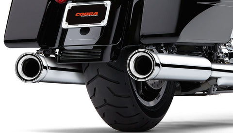 Cobra USA Neighbor Hater Muffler for 1995-16 Harley FLH/FLT -  4 inch/Chrome - 6107