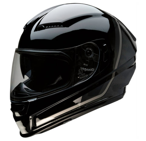 Z1R Jackal Smoke Helmet - Flat Black - Large