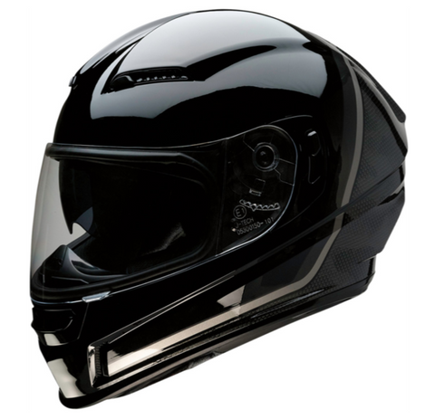 cheap quiet motorcycle helmets Z1R Jackal Smoke Helmet - Flat Black