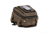 Burly Brand B15-1010D - Wet Waxed Cotton Canvas Tank/Tail Bag - Dark Oak