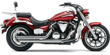 Cobra USA Slash-Down Hot Rod Speedster Exhaust for 2009-16 Yamaha XVS950 V-Star - Chrome - 2815