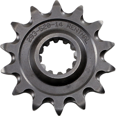 Renthal Grooved Front Sprocket - 520 Chain Pitch x 14 Teeth - 293--520-14GP