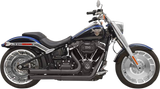 Bassani Pro-Street Exhaust for 2018-22 Harley Softail Breakout/Fat Boy - Black - 1S34DB