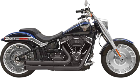 Bassani Pro-Street Full Exhaust for 2018-19 Harley Models - Black - 1S34DB
