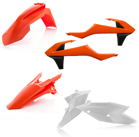 Acerbis Standard Replacment Plastics Kit for 2016-18 KTM models - Original 18 - 2421075909