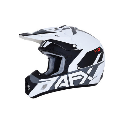 AFX FX-17 Aced Helmet - Matte White/White - XX-Large